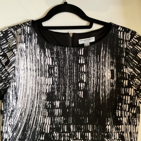 Katherine Barclay Medium Size Black & White Dress - Picture 2 of 3